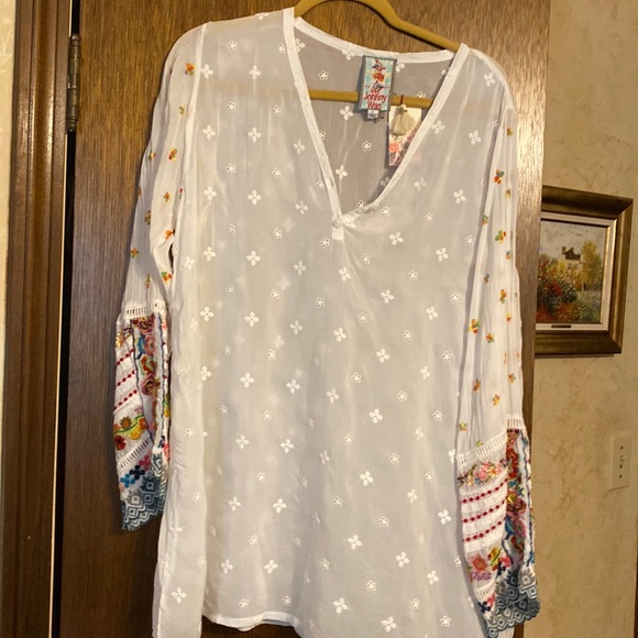 Johnny Was Tops - Johnny Was Simple All Over Tunic